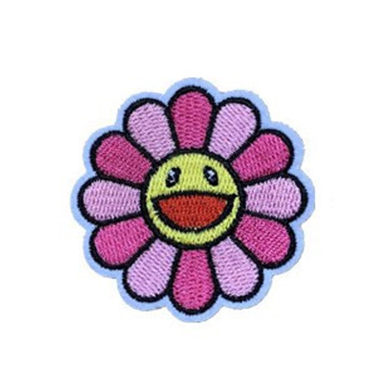 SHENGTONG Sunflower Series  Ripped patch applique embroidery cloth patch
