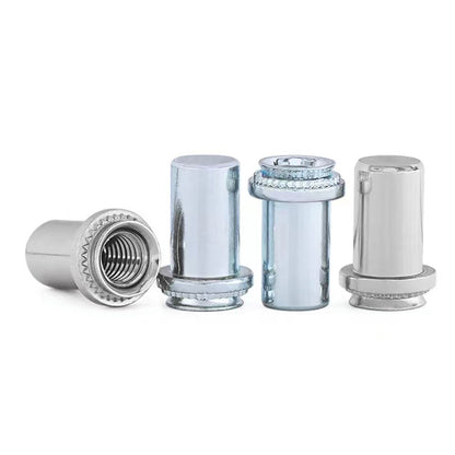 DITUO blind nut  Blind hole pressure riveting stud environmental blue white zinc
