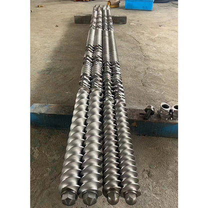 JUNSHUO Flat twin-screw barrels  Injection molding machine screw, extruder screw