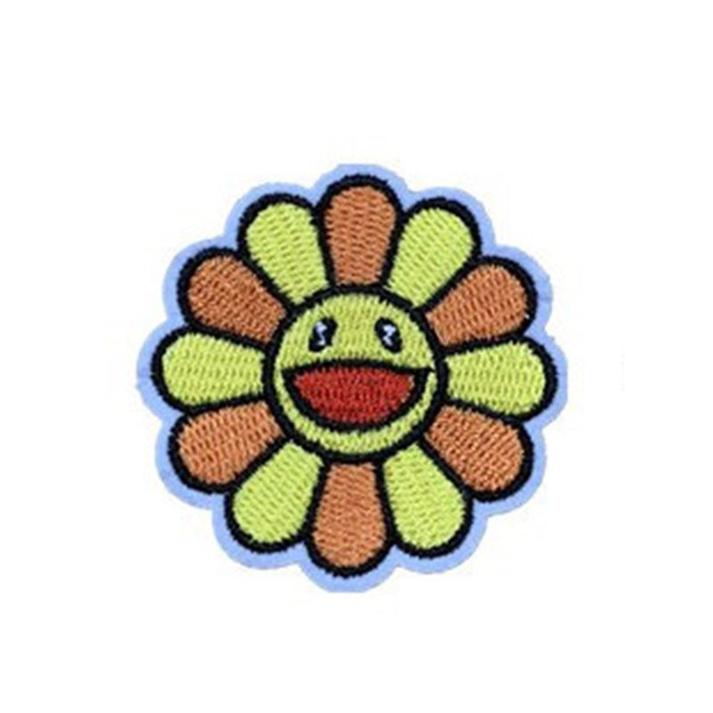 SHENGTONG Sunflower Series  Ripped patch applique embroidery cloth patch