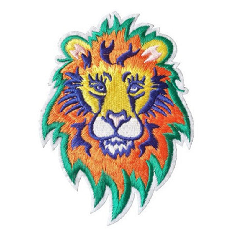 SHENGTONG Animal Series   Cartoon animal embroidered cloth applique with torn patch applique