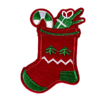 SHENGTONG Christmas Series  Embroidery cloth paste hair accessories DIY accessories