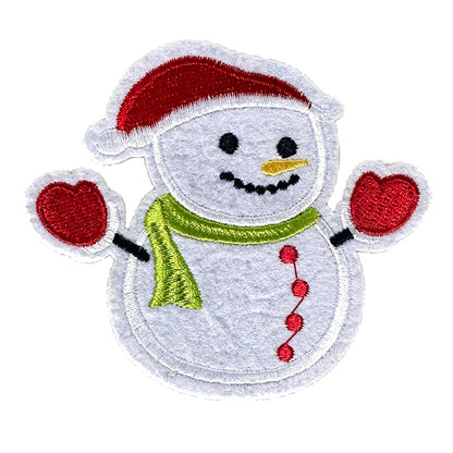 SHENGTONG Christmas Series  Embroidery cloth paste hair accessories DIY accessories