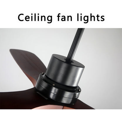 FENGZHIYUAN Ceiling fan light JY52-1307  Large wind LED solid wood traditional fan light