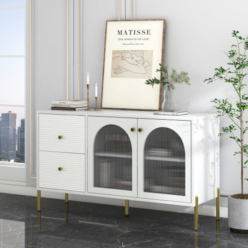 LEJIAJU sideboard   Household storage cabinet Nordic solid wood rattan side cabinet