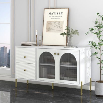 LEJIAJU sideboard   Household storage cabinet Nordic solid wood rattan side cabinet