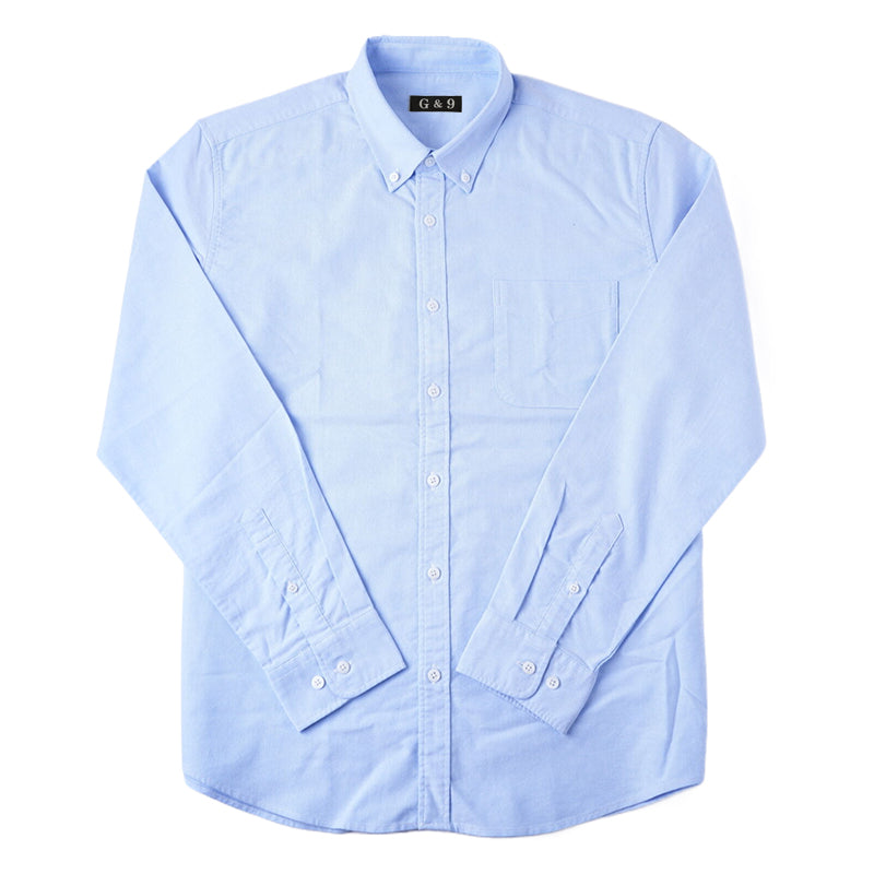 LESHI 2025 Autumn and winter new cotton oxford spinning long-sleeved shirt  business casual Men's Long Sleeve Shirts non-iron and easy care