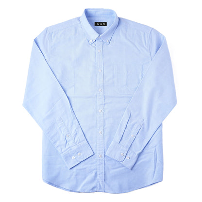 LESHI 2025 Autumn and winter new cotton oxford spinning long-sleeved shirt  business casual Men's Long Sleeve Shirts non-iron and easy care