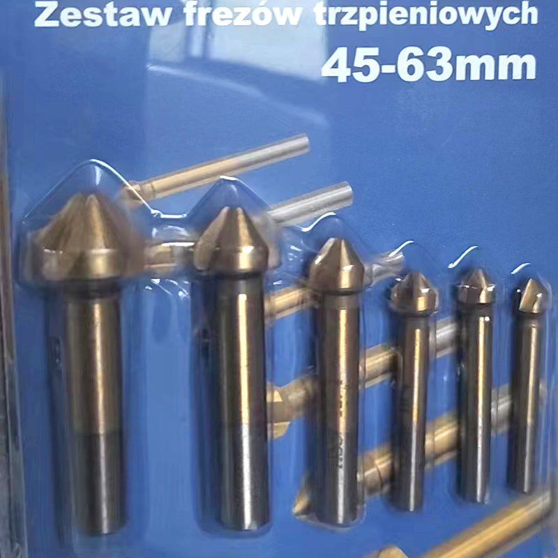YUXUANG 6PC lengthened three-blade chamfer 4241
