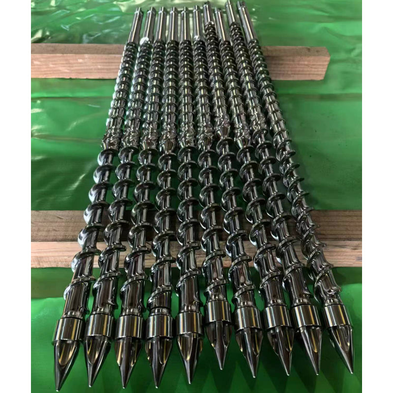 JUNSHUO Injection molding machine exhaust screw  Double alloy screw barrelc