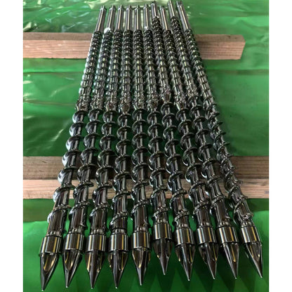 JUNSHUO Injection molding machine exhaust screw  Double alloy screw barrelc