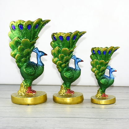 RONGHE Peacock Candle Holder（For specific pricing, please consult our customer service）Minimum order quantity: 200 pieces Simple and Modern Indoor Soft Decor Living Room Decorations