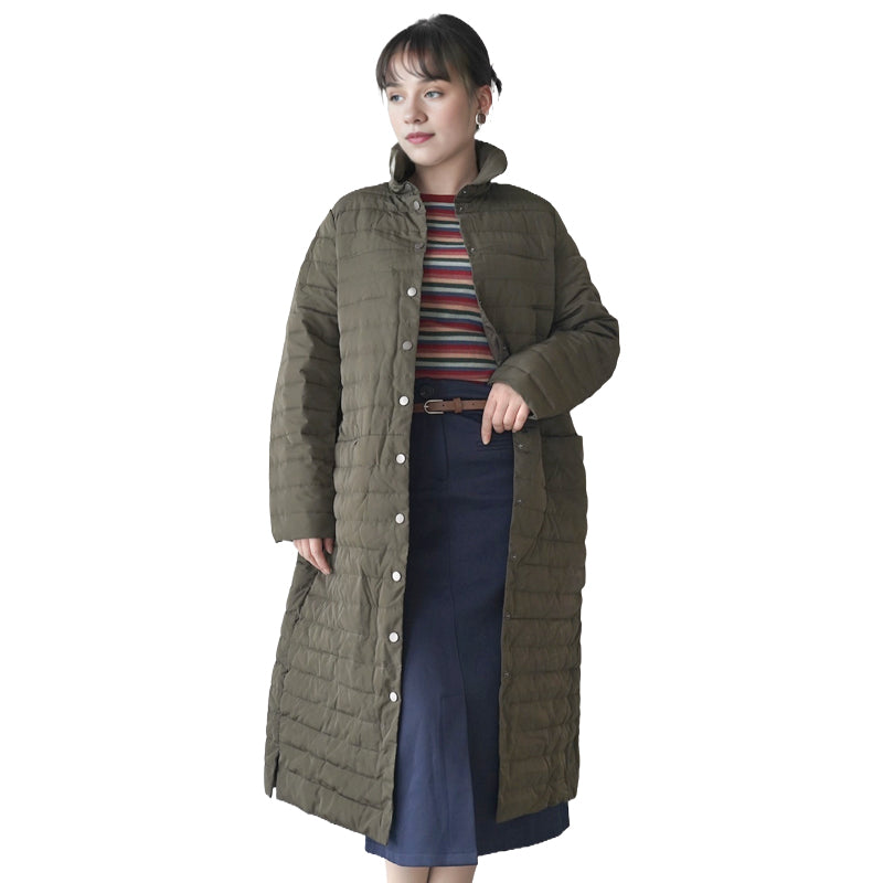 ZHENJIN Women's long padded jacket