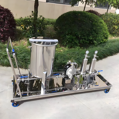 DUTE Trolley Filtration System（For specific pricing, please contact customer service）Customizable Impurity Interception Sewage/Wastewater Filtration