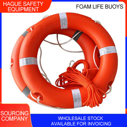 HUAAO Plastic life preserver Swimming ring 01 (Please consult customer service for specific prices) Specialized lifebuoys Thickened solid core emergency flood control