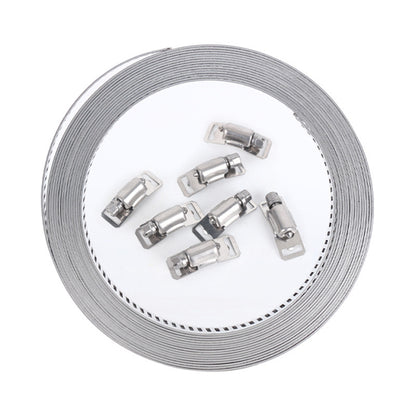 ZHONGQI Stainless steel throat clamp  Stainless steel with self-made American hose clamp