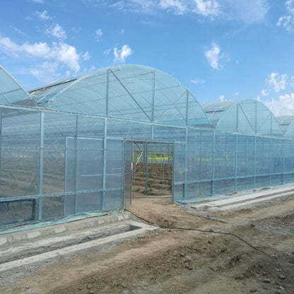 NAIER Connect plastic greenhouses  Thermal insulation oval tube plastic greenhouse