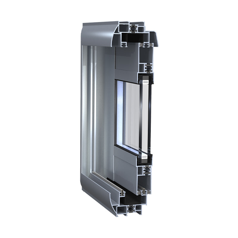 HUSHENG Aluminum alloy ES86 series sliding window  Steel fire-resistant window soundproof window