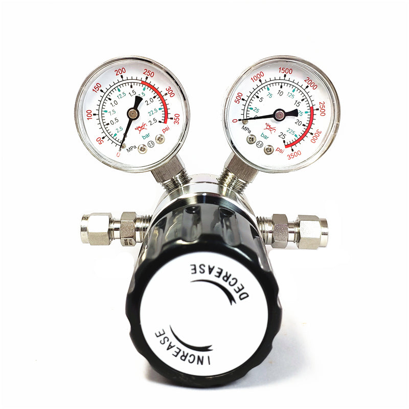 YONGJI Stainless steel pressure reducer Pressure reducing valves for manifolds Primary regulators Stainless Steel  pressure reducer Carbon dioxide pressure reducer Helium pressure reducer Inert gas pressure reducer