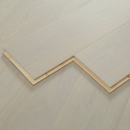 SHIJU Oak whole birch cream white  Thickening wear-resistant environmental protection moisture-proof flame retardant non-slip