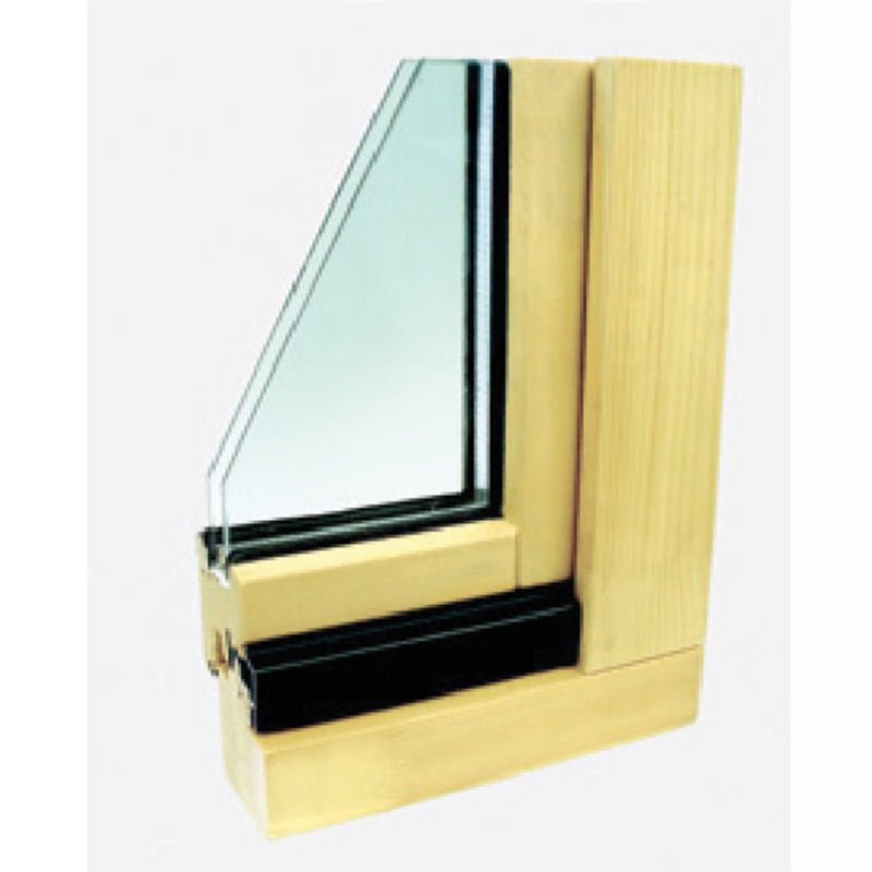 ZHONGJING German Style Pure Wooden Window  Seal the balcony for sound insulation