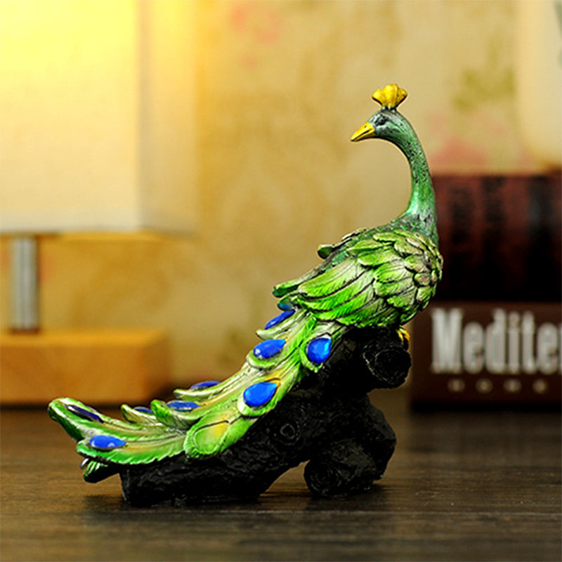 RONGHE Roman Column And Peacock（For specific pricing, please consult our customer service）Minimum order quantity: 200 pieces Home Decorative Ornaments Creative Gifts Resin Crafts