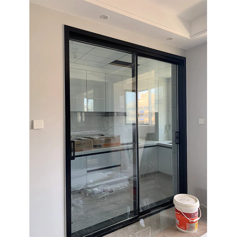FOLAN 40 Sliding Door Double Track  Light luxury minimalist aluminum sliding door can be customized