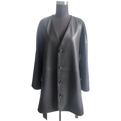 ZHONGDONGCHUN Vegetable-tanned leather coat