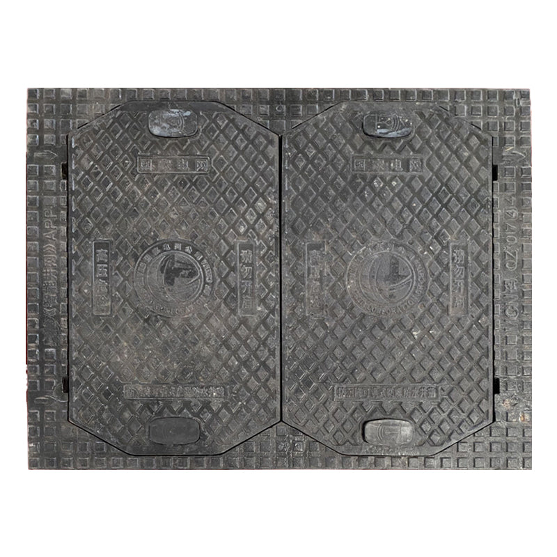 HESHENG Ductile cast iron manhole cover  Square well cover heavy drain trench cover plate