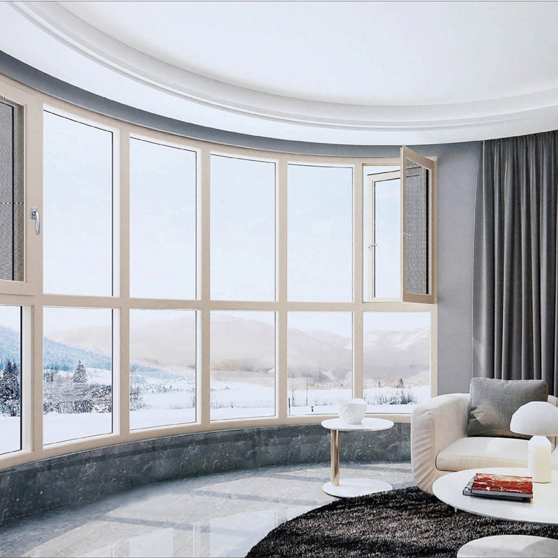 ZHONGJING System Windows And Doors  Soundproof glass broken bridge aluminum doors and Windows
