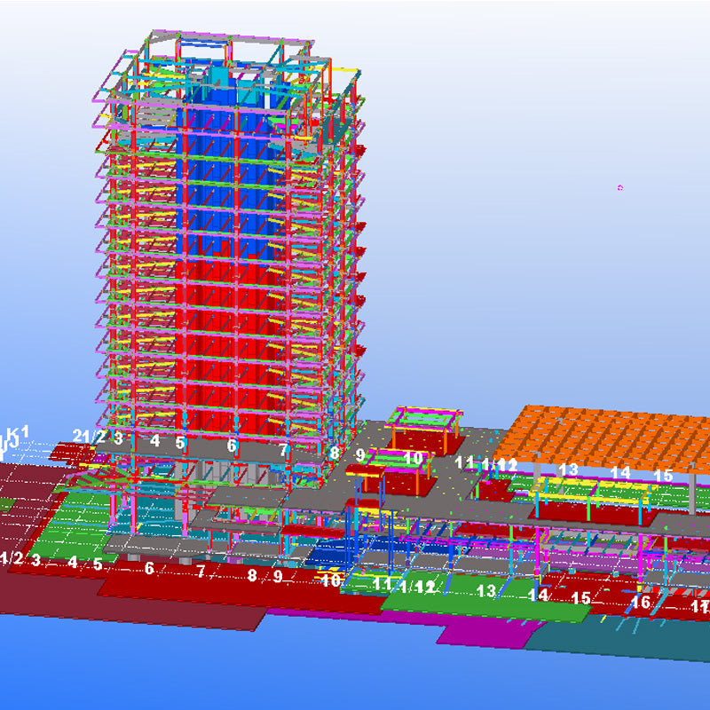 YUEGONG Deepening design of Steel structure projects