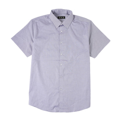 LESHI 2025 Summer cotton blue oxford non-iron shirt