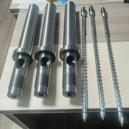JUNSHUO Conical twin-screw barrels  Screw for granulator, screw for film blowing machine