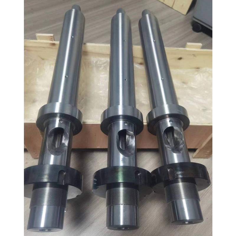 JUNSHUO Injection molding machine screw barrel  Stainless steel screw extruder screw