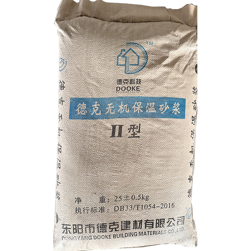 DEKE Inorganic lightweight aggregate thermal insulation mortar type II