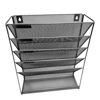 YONGHAO Five Tier Wall Magazine Rack