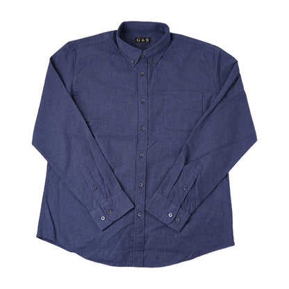 LESHI 2025 Autumn and winter new cotton color spun brushed casual shirt haute couture Business Shirt comforts  Slim Appear temperament long-sleeved shirt