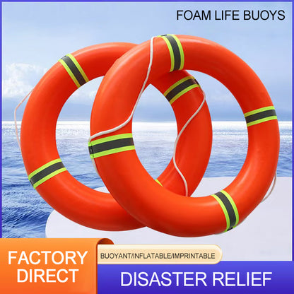 HUAAO Plastic life preserver Swimming ring 03 (Please consult customer service for specific prices) Rescue Swimming extraordinarily buoyant Boat Life Preserver Safety Line