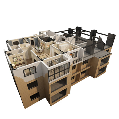 YUEGONG Processing, fabrication and installation of steel structure components (prefabricated housing)  Manufacture custom steel structures to build design houses