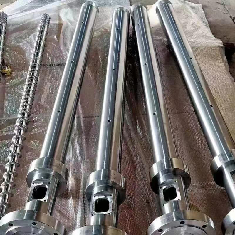 JUNSHUO Extruder screw barrels  Rubber machine screw, flat twin screw