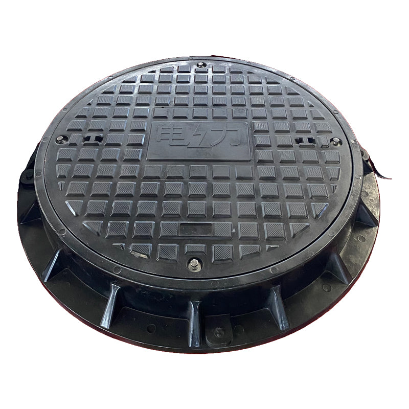 HESHENG Fiberglass reinforced plastic composite manhole cover  The pressure manhole cover is sealed and waterproof