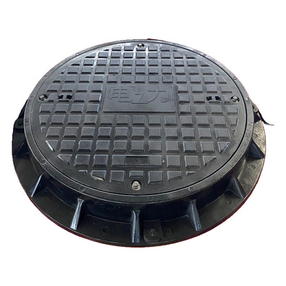 HESHENG Fiberglass reinforced plastic composite manhole cover  The pressure manhole cover is sealed and waterproof
