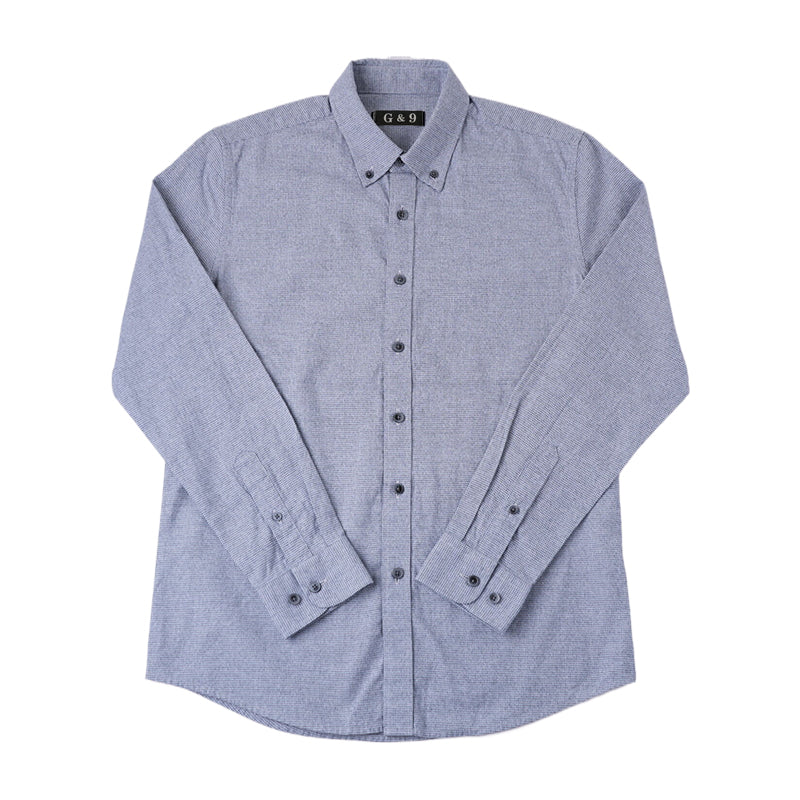 LESHI 2025 Autumn and winter new cotton color spun brushed casual shirt  haute couture Business Shirt comforts  Slim Appear temperament long-sleeved shirt
