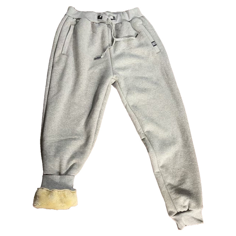 QINXI Thickened warm pants Starting quantity 30000 Pants padded and lengthened Gray Drawstring Pants Casual everything