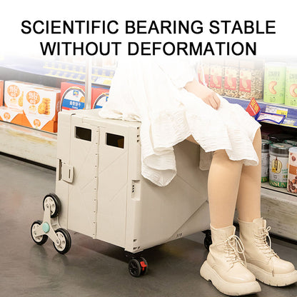 JIYING Portable Folding Shopping Cart 02