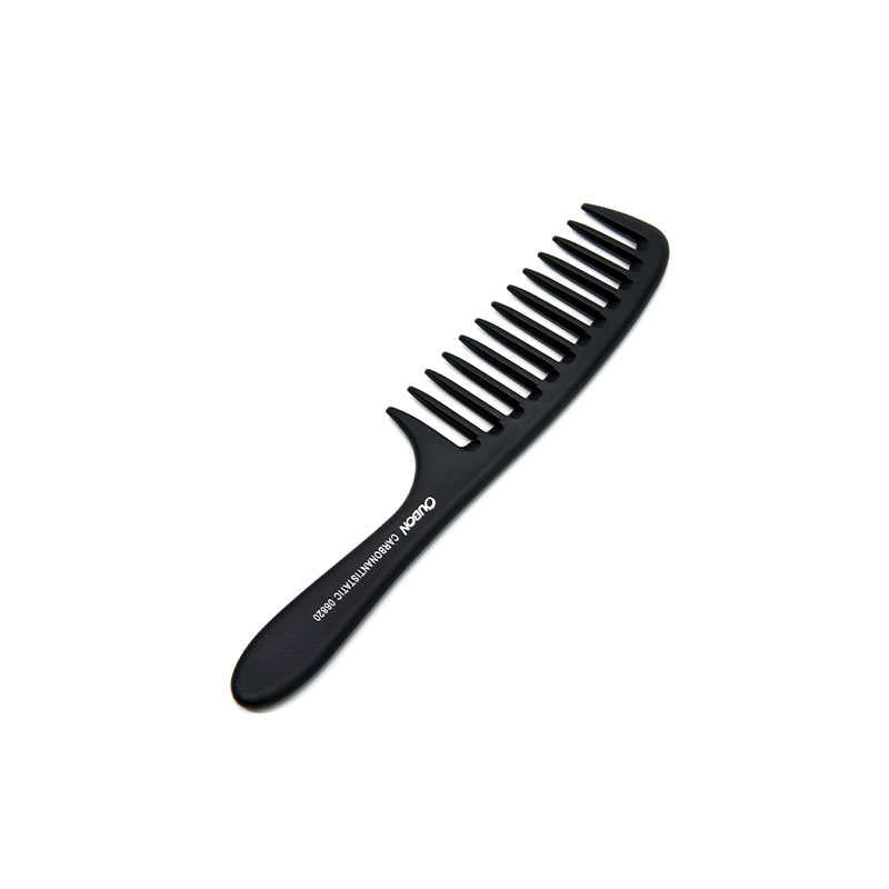 OUBAONI Custom carbon fiber material comb  Professional hair cutting comb Hair comb lady