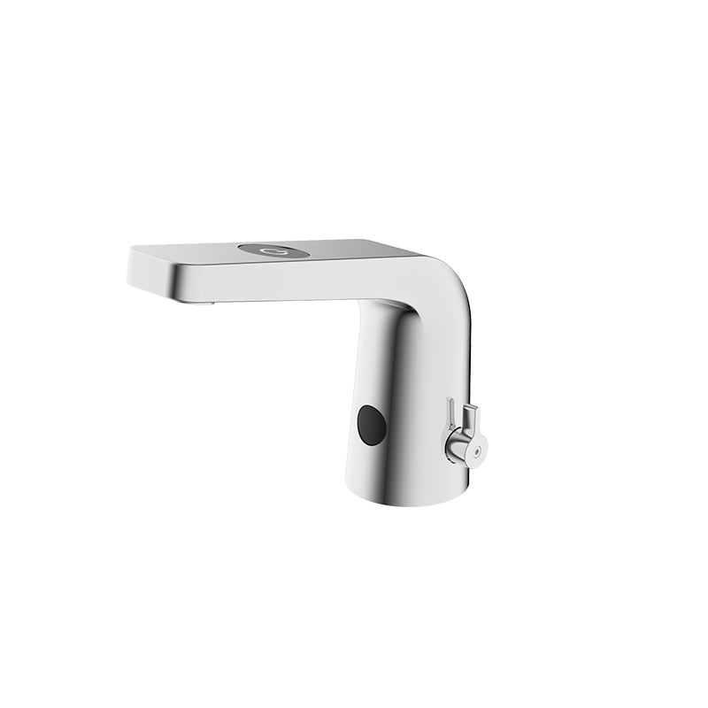 OULI Countertop Basin Sensor Faucet LT0104   All copper sensing faucet single cooling intelligent faucet hot and cold automatic infrared household hand wash