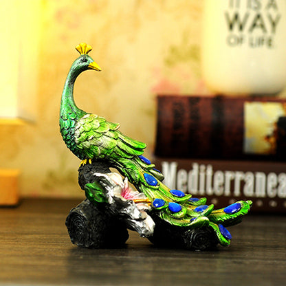 RONGHE Roman Column And Peacock（For specific pricing, please consult our customer service）Minimum order quantity: 200 pieces Home Decorative Ornaments Creative Gifts Resin Crafts
