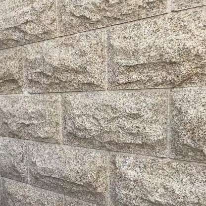 HUIJI G391 Yellow Rustic Mushroom Stone（For specific pricing, please consult our customer service）Villa Exterior Walls Polished Surface Dry Hanging Landscape Architecture