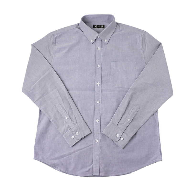 LESHI 2025 Autumn and winter new cotton oxford spinning long-sleeved shirt  business casual Men's Long Sleeve Shirts non-iron and easy care